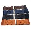 Wide Side Woven Stretch Girdle Metal Buckle Leisure Wide Belt Fashion Women Waistbands  Party
