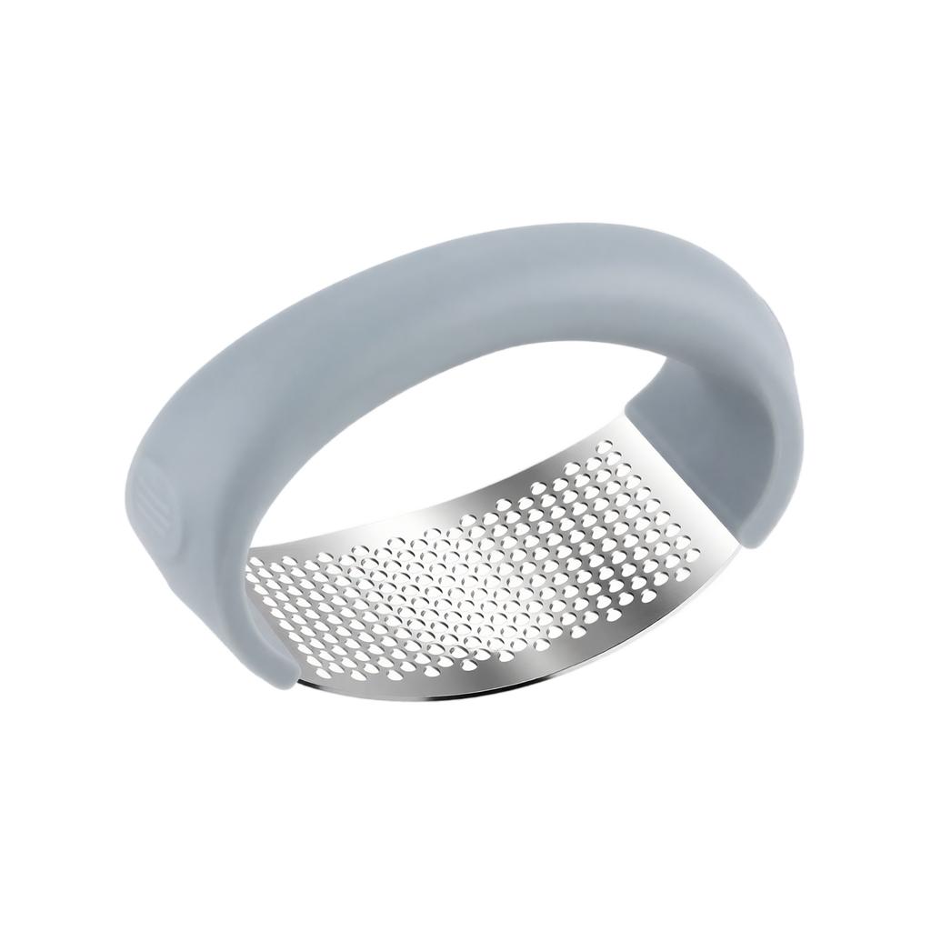 Stainless Garlic Press with, Multifunctional Manual Garlic Mincer and Crusher for Kitchen Use