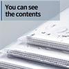 10pcs A4 Size Mesh Zipper Bags, Office Supplies, Paper Storage, Travel & Art Organizer, School and Office Folder