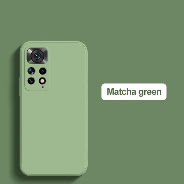 

Чехол для Redmi Note 11 Pro для Xiaomi Redmi Note 11 S 11S Note11 Pro 5g Обложка Жидкий силикон Мягкий чехол для телефона для Redmi Note 11 Redmi Note 11 Pro 5G мятный зеленый