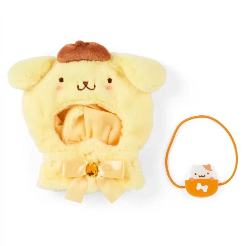 

Adorable Sanrio Kuromi Plush Toy Cloak Ultra Soft Short Plush Pp Cotton Filled Pompompurin