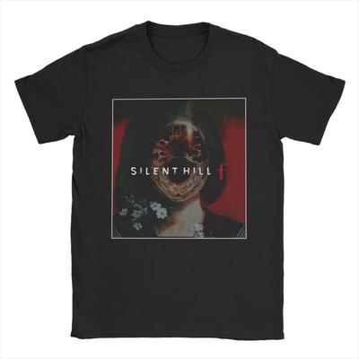Streetwear T Shirt Silent Hill F Horror Game Friends Don't Last Forever Pure Cotton T Shirts for Male Summer Tees