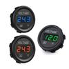 Car Motorcycle Voltmeter DC 5-48V Mini Digital WaterproofLED Panel Tester Display Round Volt Meter Gauge