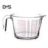 Glass Measuring Cup with Handle & V-Shaped Spout Shot Glass Espresso Jugs Transparent Scale Ounce Measure Jugs Mixing Mug for Bar Party Wine Milk