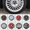 4 Pièces 75mm Pour B/C/E/S Classe A C200L GLC GLK CLA Centre De Roue De Voiture Capuchons De Moyeu Couverture Déco