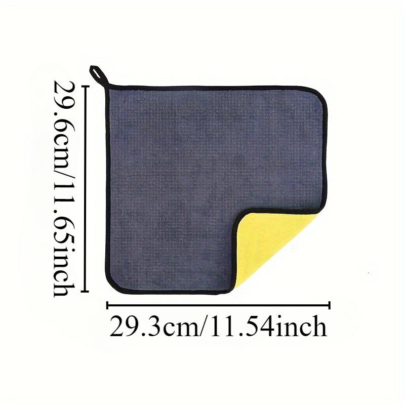 3/510PCS Ultra-Absorbent Microfiber Car Wash Towel - Thick Durable for Interior Cleaning Household Car Cleaning Microfiber Cloth