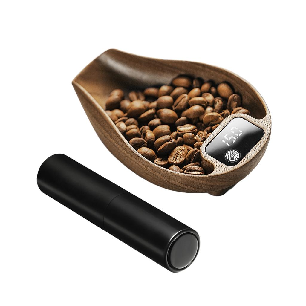 Coffee Bean Scale and Spray Bottle Kit for Weighting Dosing 0.1g High Precision LED Digital Display Black