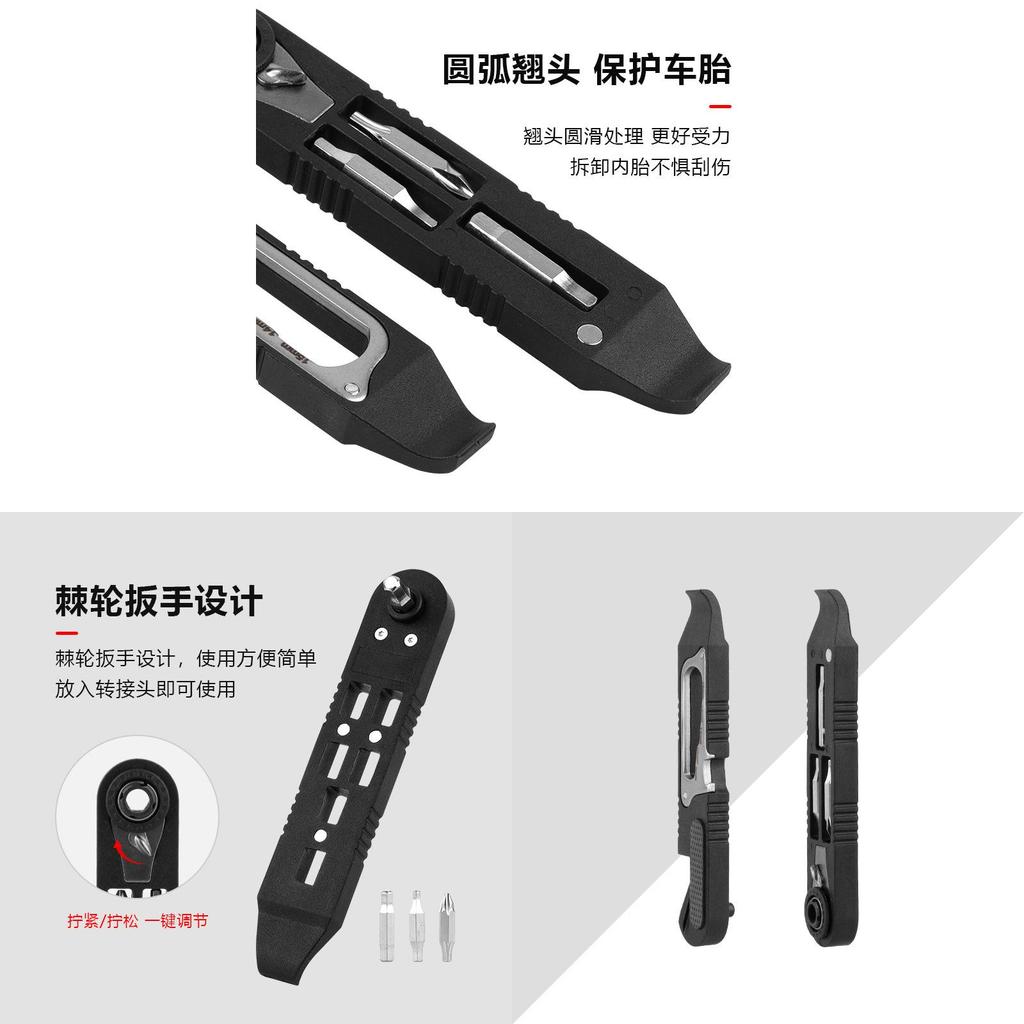 Multifunktions-Fahrrad-Reparaturwerkzeugsatz mit Ratsche für Mountain- und Rennräder