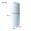 Portable Travel Toothbrush and Mouthwash Holder with Wash Bag