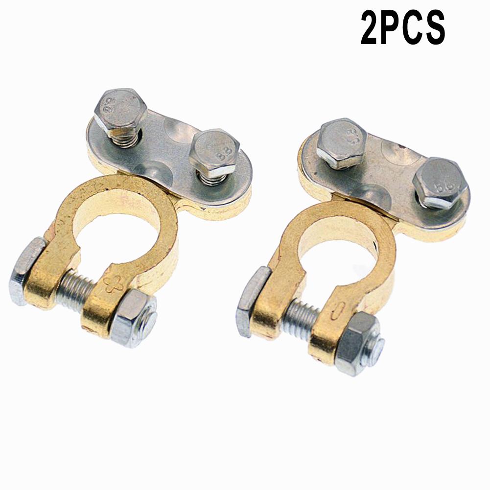 Battery Terminals Van 21mm Head Width Brass/Aluminium