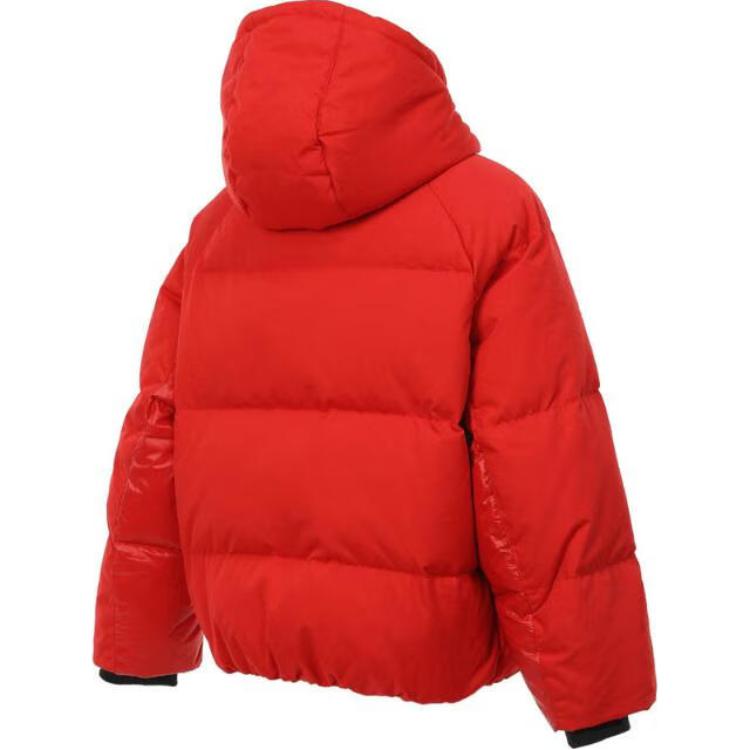 Nike Down Jacket Comfortable Soft Warm Versatile Short Duck Down Kids jackets Red HQ7956-657