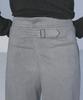 Enor Bizo Detail Flare Pants - Gray