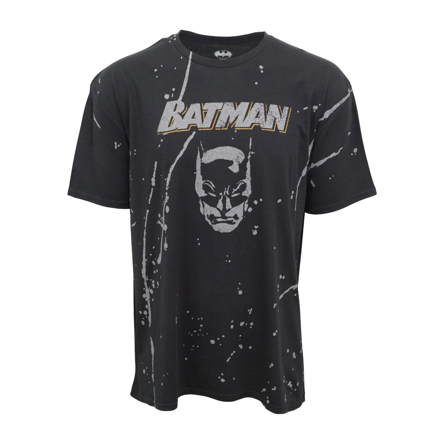 Unisex Adult Casual Graphic BATMAN FACE TEE OFFICIAL LICENSES ITEM Tee XXL