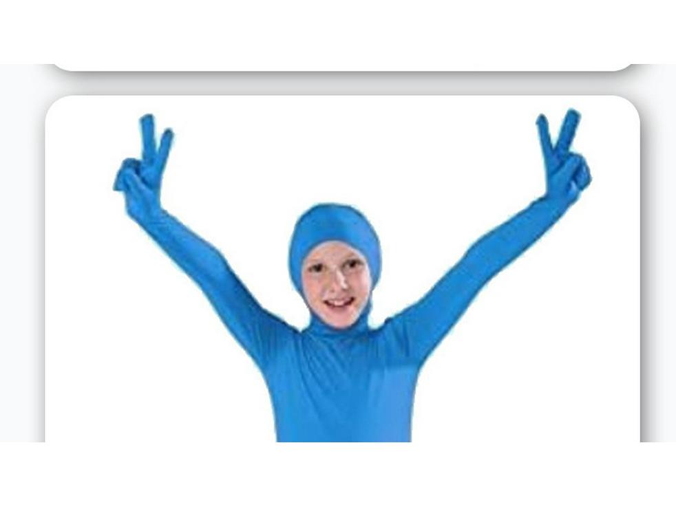 Spider-Man Fluoreszierender Zentai Halbkopf-Bodysuit Jumpsuit für Bühnenauftritt