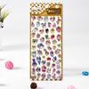 1 Sheet Girl Cute Aesthetic Decals 3D Relief Stickers Diy Scrapbooking Creative Candy Drop Diary Stationery Sticker Decoration