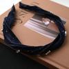 High Grade Dark Red Velet Autumn Winter Hairbands for Girls and Women Headwear Hair Bands Hair Accessories