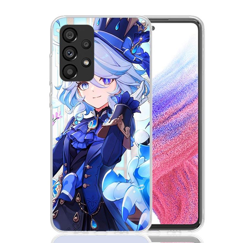 Genshin Impact Furina Phone Case For Samsung Galaxy A17 A16 A14 A15 A13 A57 A56 A54 A55 A53 A37 A36 A34 A35 A33 A26 A24 A25 A23