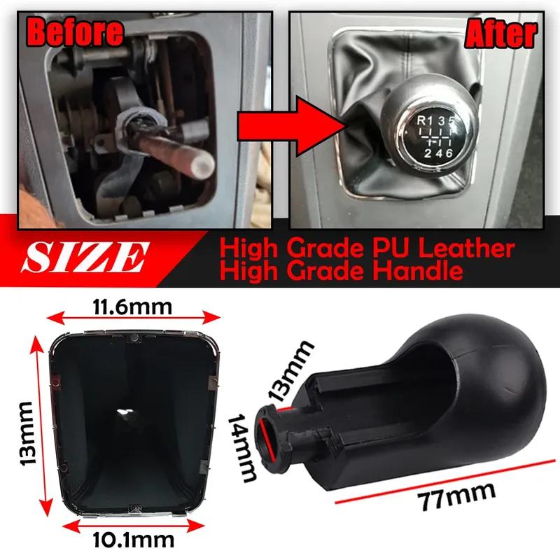 Schaltknauf 5/6-Gang Manschette Stiefel Hebel Schalthebel Stift Griff Handballabdeckung Für OPEL VAUXHALL Zafira B 2005 2006 2007-2014