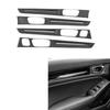 Car Carbon Fiber Inner Door Panels Strip Decoration Cover Trim Car Interior Door Trim For Honda Civic 11Th Generation -