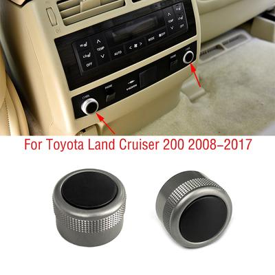 For Toyota Land Cruiser 200 LC200 2008-2017 Car Rear Seat Volume A/C Air Conditioning Knob Button Switch