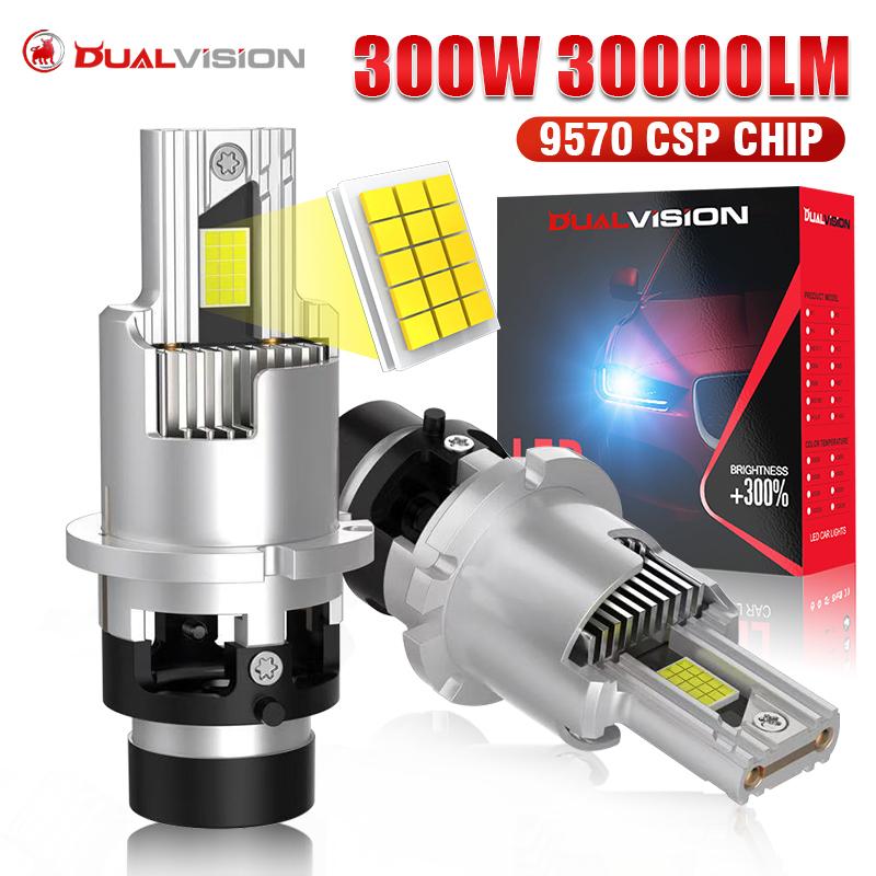 

2Pcs D2S LED Lamp Canbus HID D2R D4S D1S D3S D8S LED Headlight Bulb for Toyota RAV 4 RAV4 Avensis Lexus es gs 350 BMW E53 Lights 6000K