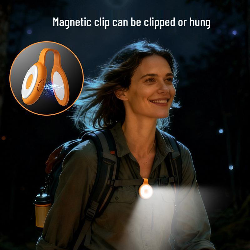 Adjustable Three-Color Magnetic Selfie Light for Phones and Live Streaming