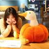 Pumpkin Duck Plush Toy Cute Gift For Kids And Animal Lovers