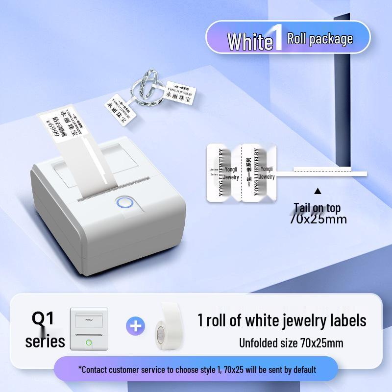 PuchiAQ00 Thermal Jewelry Label Printer for Gold, Price Tags & Handheld Glasses Labels
