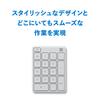 Microsoft Number Pad Wireless Slim Numeric Keypad with Customizable Supports 3 Bluetooth Compatible with Windows Surface 23O-00018 Keys, Devices,