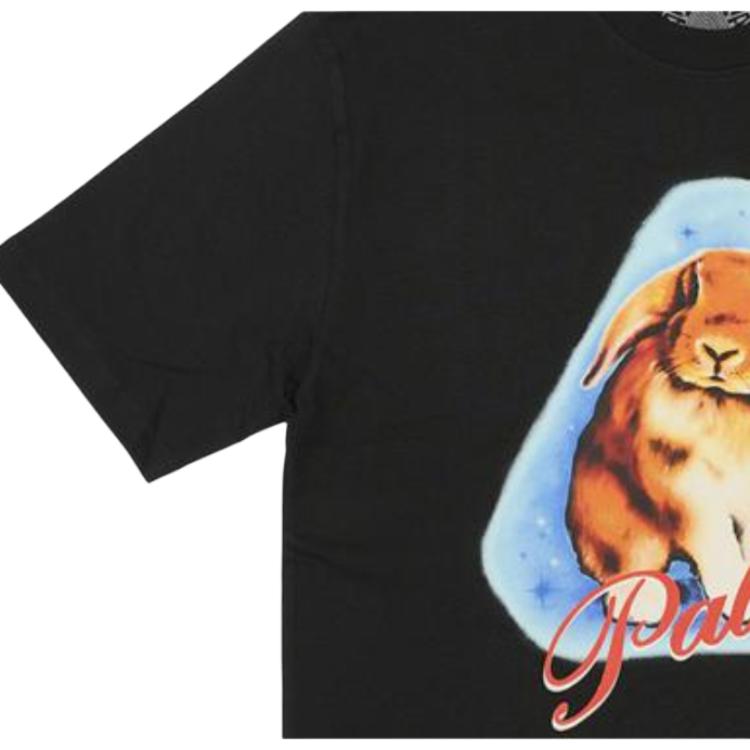 Palace Bunny T-Shirt Black Unisex Tops P26TS009