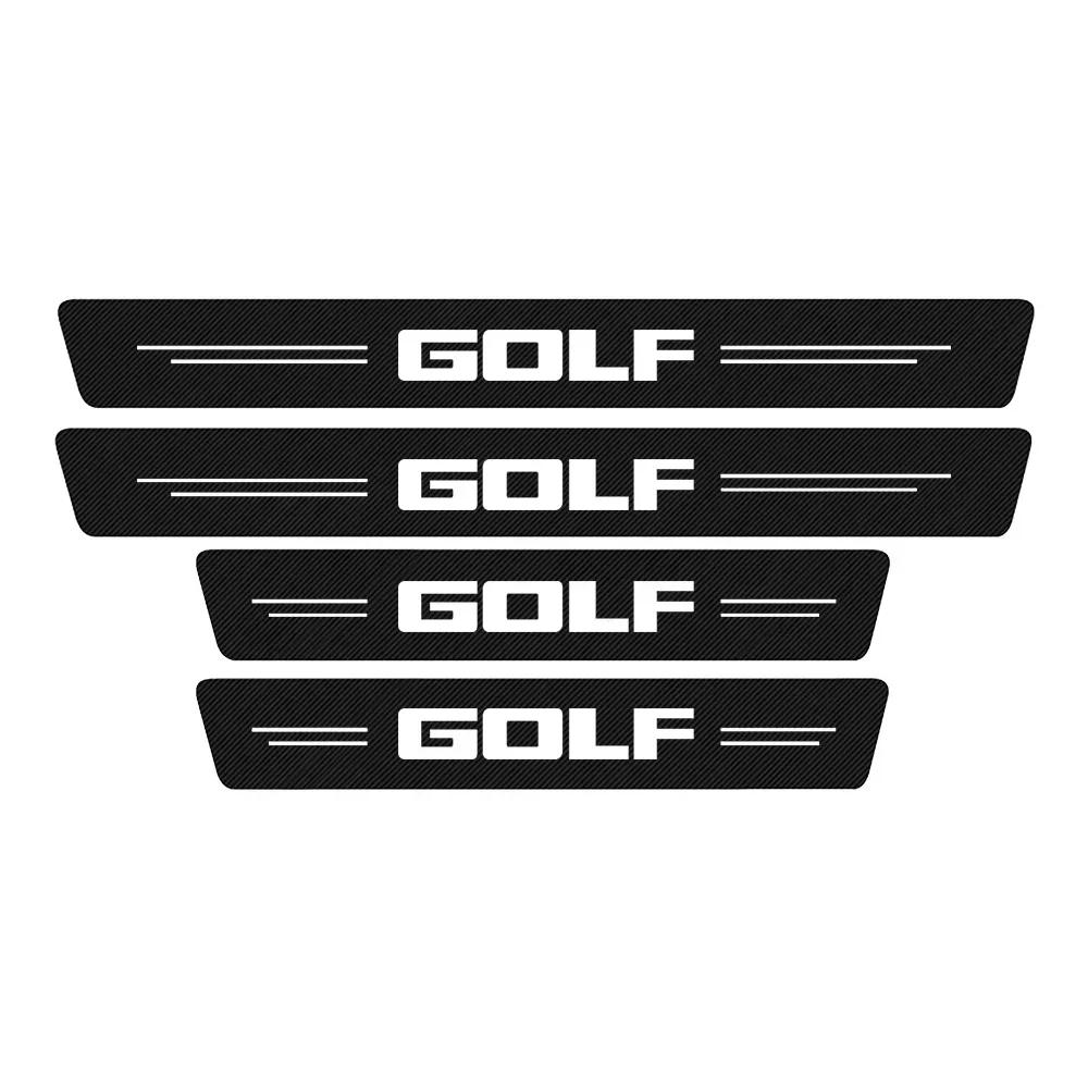 2026 Hot Sticker for VOLKSWAGEN R GTI Rline Passat Magotan CC Polo Golf Tiguan Jetta Car Door Sill Threshold Sticker Trunk Bumpe