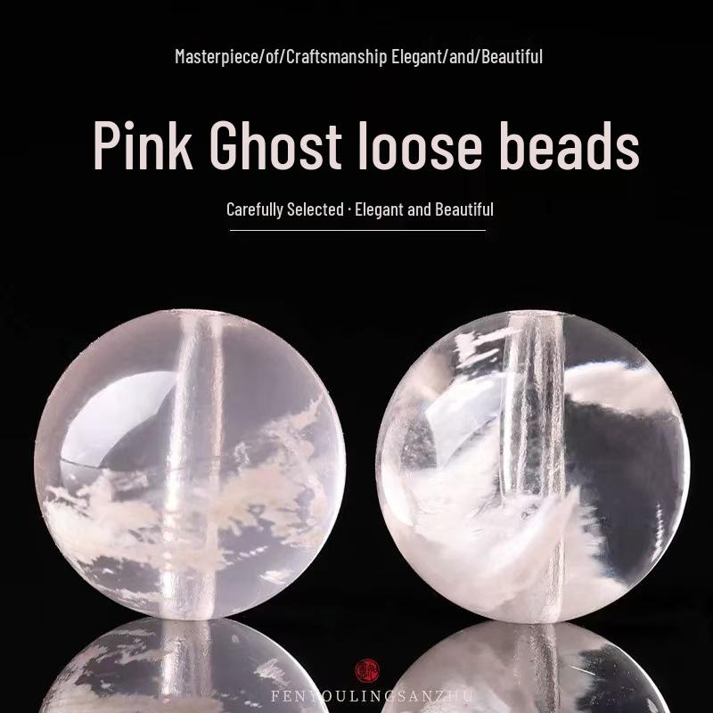 Rose Quartz & Strawberry Quartz Crystal Beads for DIY Jewelry
