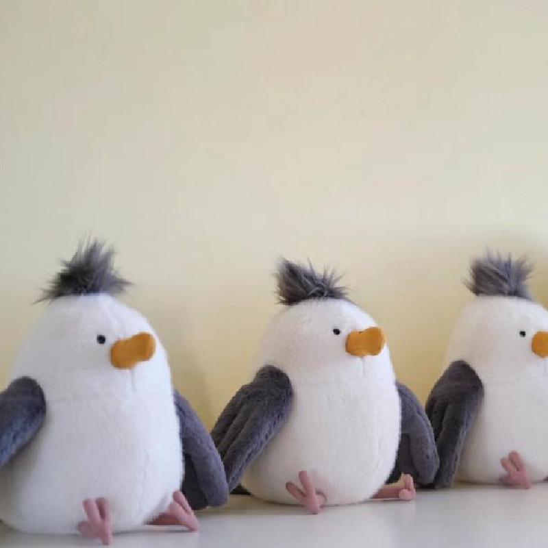 Cute Plush Seagull Toy Cartoon Animal Doll Children Room Decoration Holiday Gift