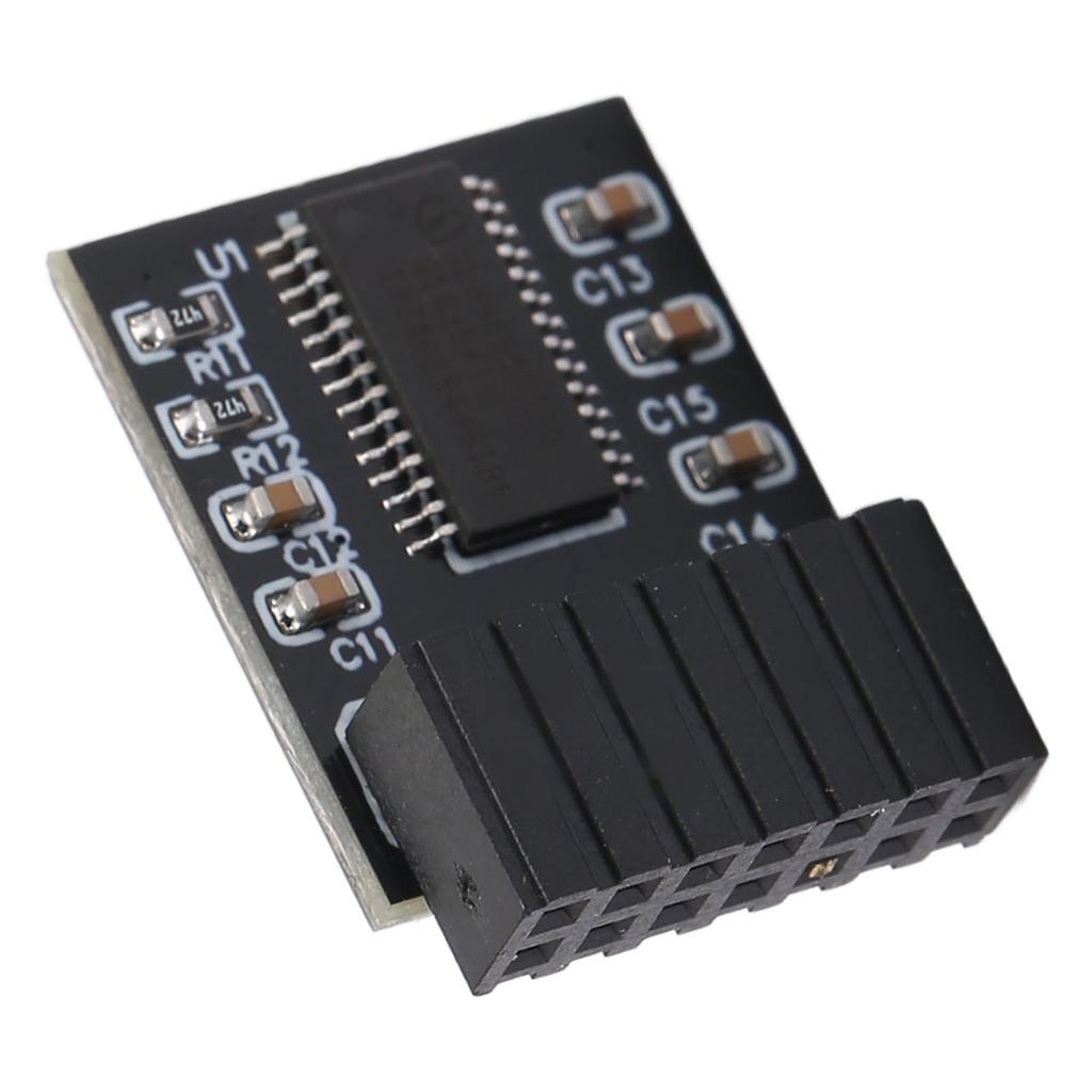 TPM 2.0 Module 14Pin SPI Interface Stable High Safety Durable Material TPM SPI Module for Win 11 Motherboard
