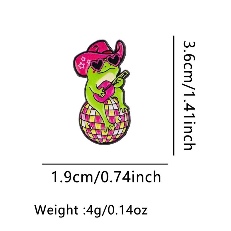 Stylish Frogs Lapel Pin Zinc Alloy Brooch Accessories Fashion Clothing Accessory For Parties Or Everyday Use