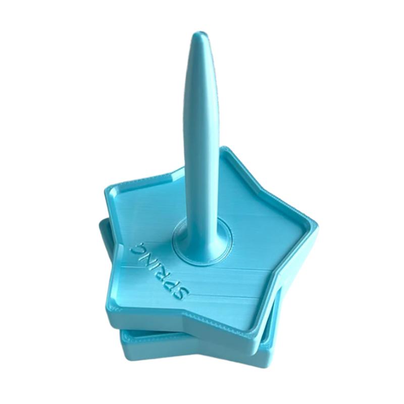 

Вертикальная вращающаяся стойка для 3D-печати текстильной шерсти Agri Wool Love Knitting вращающиеся пластиковые инструменты блестящие прядильные машины/держатель для пряжи синий