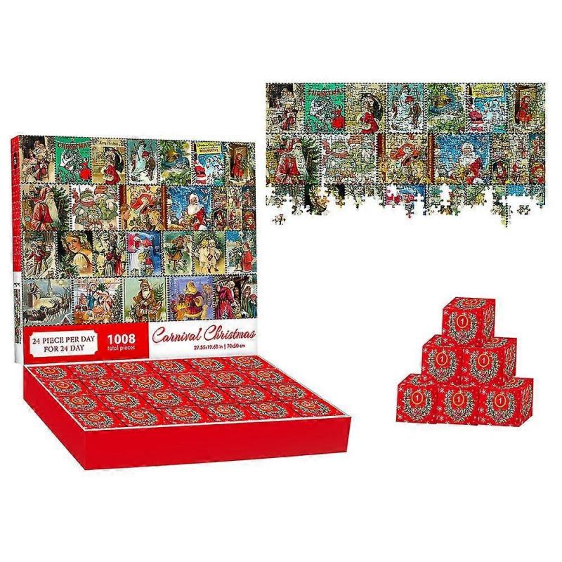 Interesting Puzzle Children's Puzzle Children's Christmas Wooden Puzzle