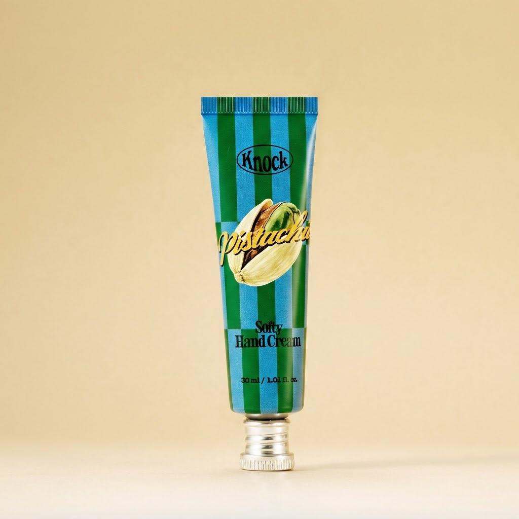 Knock SOFTY HAND CREAM - Nourishing Velvet Hand Moisturizer фисташковый