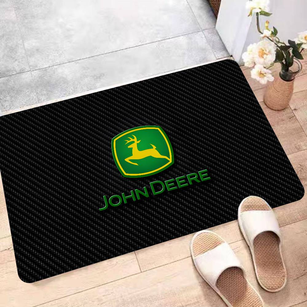 

J-John-Logo-Deeres Anime Room Mats Anti-slip Absorb Water Long Strip Cushion Bedroon Mat Household Carpets 50x80cm