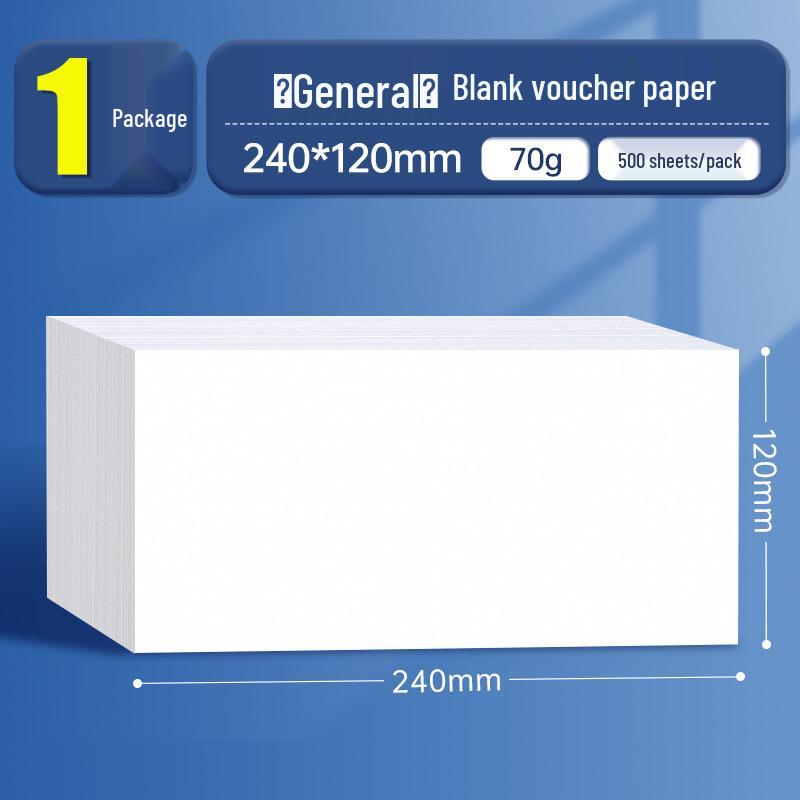 Thickened Blank Invoice Voucher Paper for VAT and General Accounting