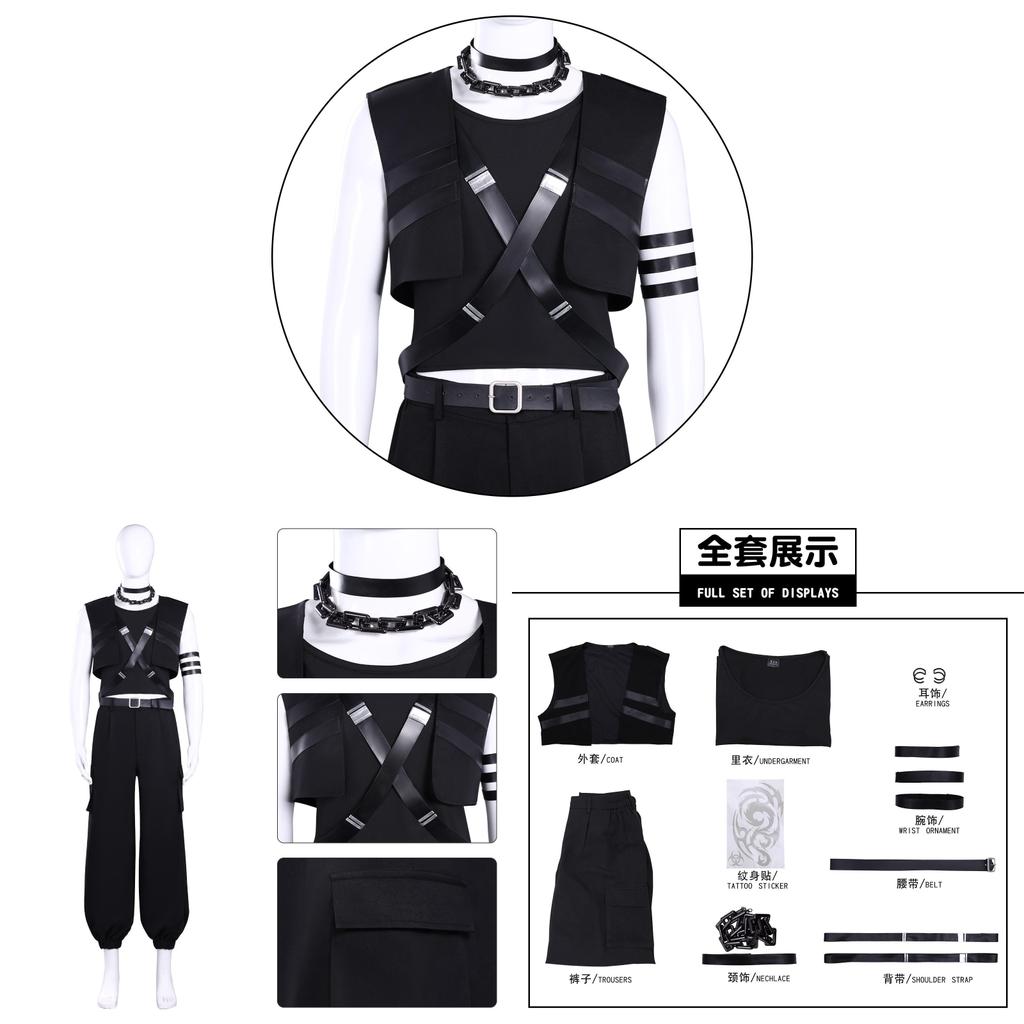 Tamons B Side Kai Rintaro Cosplay Costume With Polyester Fabric For Halloween Anime Fans