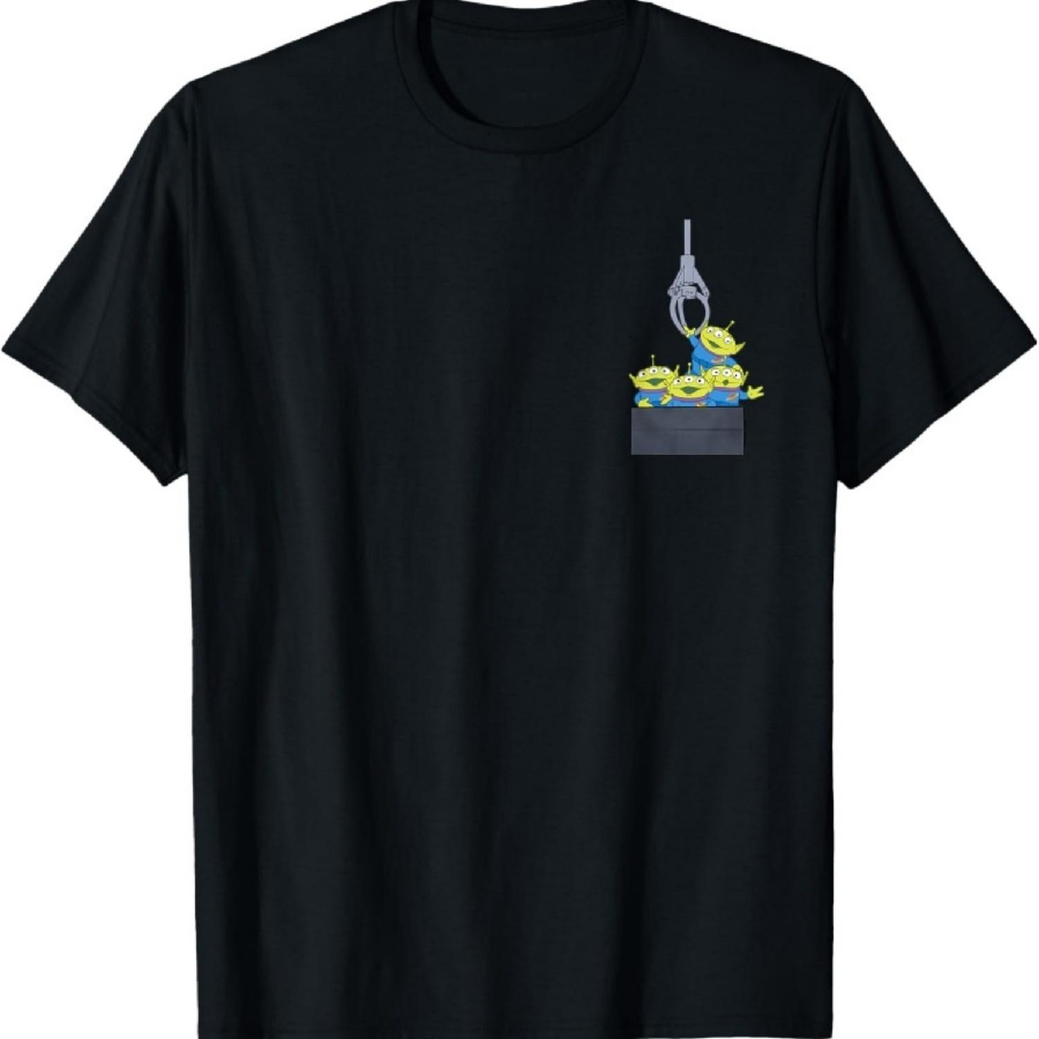 Disney Pixar Toy Story Aliens Claw Machine Pocket T-Shirt XXXXXL разноцветный