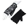 Lace Rose Flower Fishnet Gloves Party Dress Performance Gloves New Wedding Bridal Gloves  Sexy