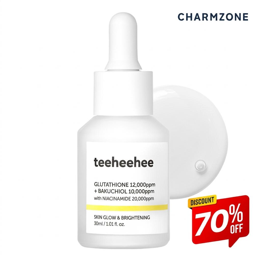 

Charmzone Tihihi Retinol 1% 5000 Shot Tone-Up Serum (30ml) - [KOREAN SKINCARE] Advanced Brightening & Smoothing Care Glutathione Glow Barrier Serum (30ml)