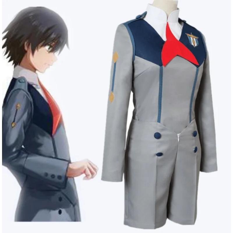 Anime DARLING In The FRANXX Cosplay Kostymer Hiro Cosplay Kostyme Halloween Karneval Party Cosplay Kostyme
