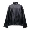 European and American style, new women's clothing, fashionable, casual, imitation leather jacket 4391/872
