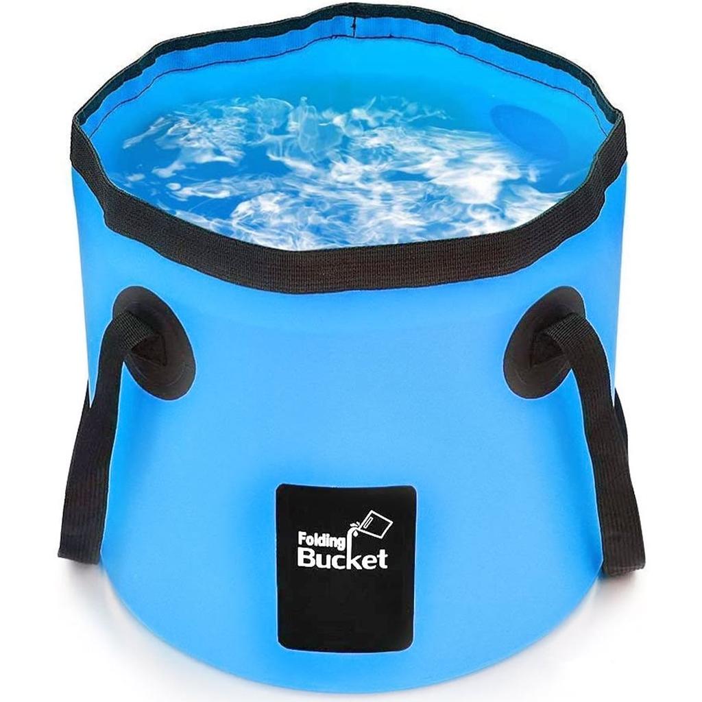 20L Easy Hold Foldable Bucket Outdoor Camping Fishing Travel Water Storage Bag Best Water Resist Water Bags Fishing Accessories Supplies