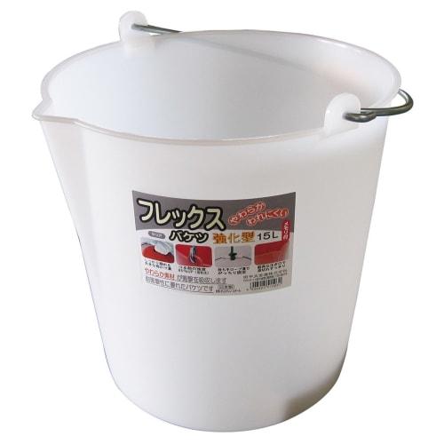 Tanaka Bunkinzoku Flex Bucket, Reinforced, 15L, Clear