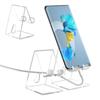 Support d'affichage de comptoir pour téléphone portable Support de bureau multi-formes pour affichage de console de jeu Plusieurs options pour des présentoirs en acrylique à haute transparence