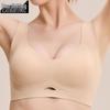 Flannel Warm Vest-Style Wireless Bra: Seamless, Anti-Sagging, Perfect for Small Chests
